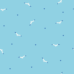 シームレスパターン　マリン