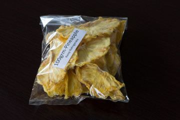Packed of Dehydrated Pineapple 