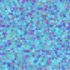 Polygonal vector triangular shining background. Modern geometrical abstract seamless pattern.