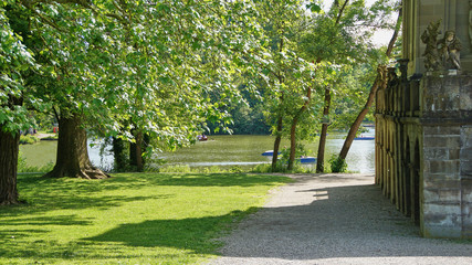 The Monrepos and its lake in Ludwigsburg - Germany