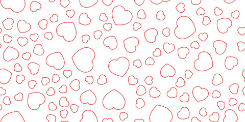 seamless decorative hearts