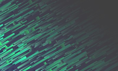 Illustration of Colorful Vector Lines. Abstract Festive Paper Strips Banner Background Template