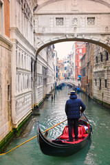 Obraz na płótnie Canvas Bridge of Sighs in Venice, Italy