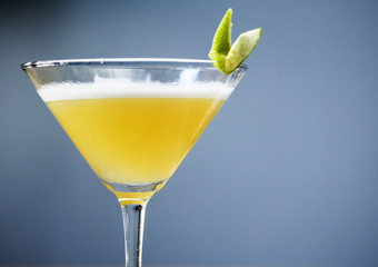 Glass of healthy lemonade