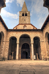 Atrium of the Euphrasian Basilica, Porec
