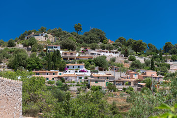 Fototapeta na wymiar Mallorca - Mountain village Galilea in the Tramuntana mountains - 4248