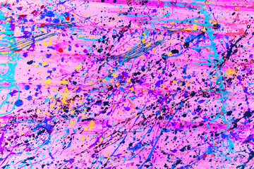 Abstract, Colorful Paint Splash