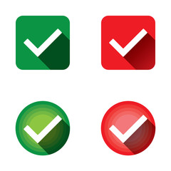 Checkmark. Checkmark Button, Icon Set and Button Set