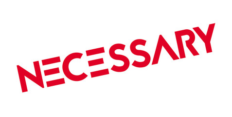 Necessary rubber stamp. Grunge design with dust scratches. Effects can be easily removed for a clean, crisp look. Color is easily changed.