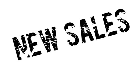 New Sales rubber stamp. Grunge design with dust scratches. Effects can be easily removed for a clean, crisp look. Color is easily changed.