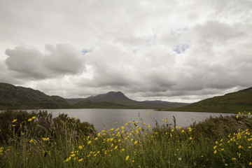Bewölkt in den schottischen Highlands