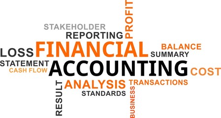 word cloud - financial accounting