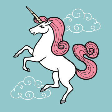 Cartoon unicorn 