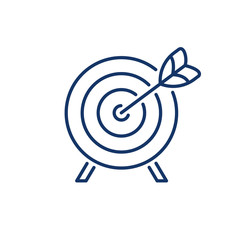 Target line vector icon
