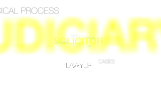 Legal advice. Modern green Text Animation. 