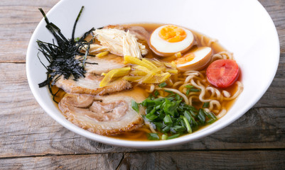 Japanese ramen soup