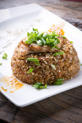 Fried rice with meat