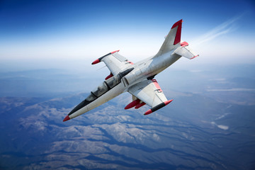 plane on sky 