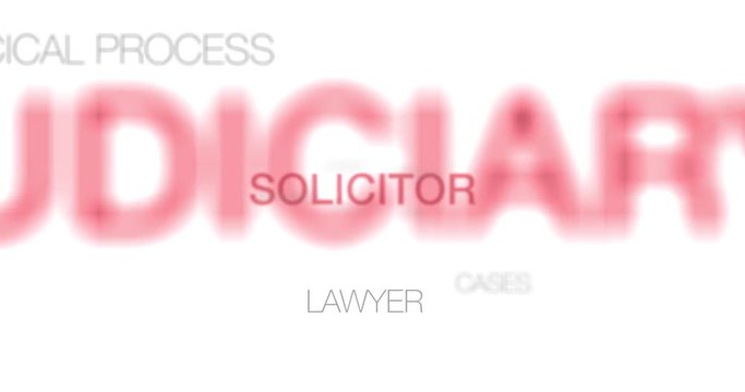 Legal advice. Modern red Text Animation. 