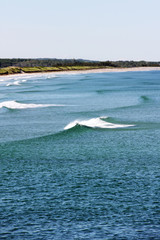 Ocean view from the marginal way in Ogunquit Maine