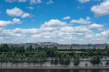 Fototapeta premium View of Paris: Montmartre and Sacré Coeur