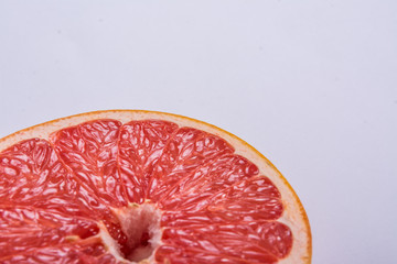 Fresh grapefruit slice