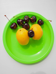 Tasty fruit on a plate