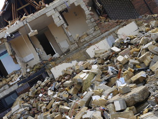 Part Demolished Building