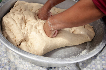 Fototapeta premium bread dough 