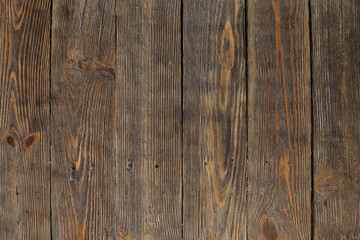 Naklejka premium Old Wood Texture Background, Brown Grained Wooden Pattern