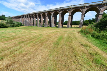 A railway viaduct in West Sussex England
