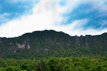 views of cliff mountain
