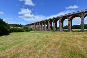 A railway viaduct in West Sussex England
