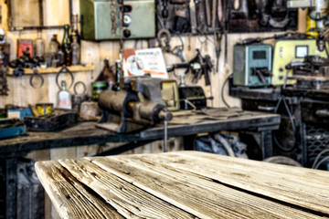 workshop and desk for your decoration 