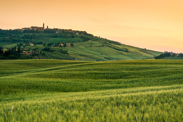 Beautiful summer landscape in Tuscany