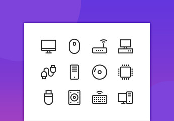 Computers Line Icons