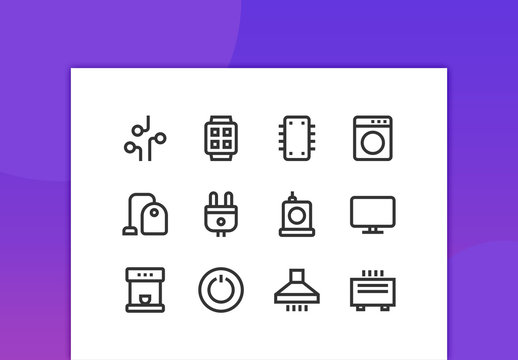 Electronics Line Icons