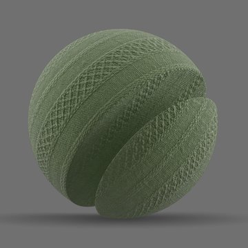 Cotton Canvas Lace Stripes