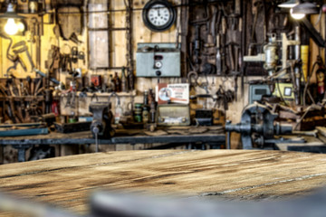 workshop and desk for your decoration 