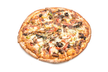 bbq pork pizza