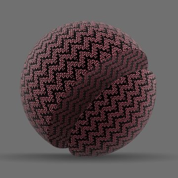 Polyester Heather Herringbone Interlock W Peach