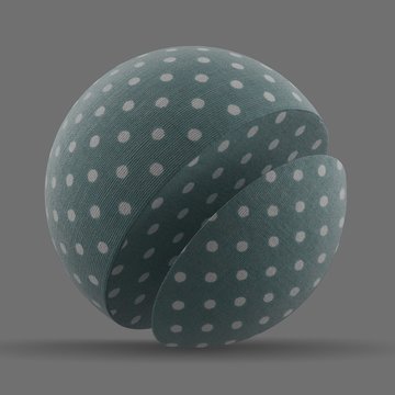 Puc Cotton Laminate Coated Fabric Dots