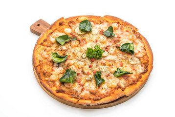 spicy shrimp (Tom Yum) pizza