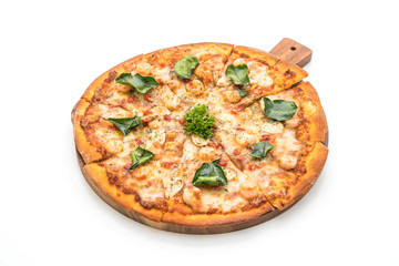 spicy shrimp (Tom Yum) pizza
