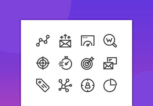 Marketing Line Icons