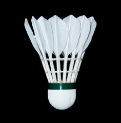 Fototapeta na wymiar Shuttlecock for badminton isolated