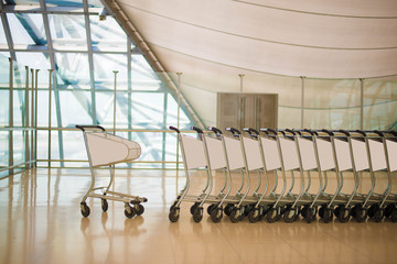Carts at the Airport.