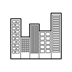 buildings cityscape scene icon vector illustration design