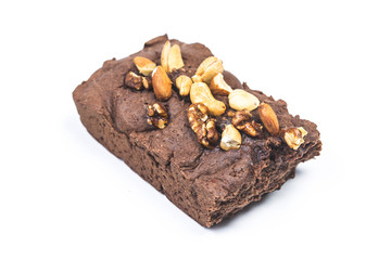 Chocolate cake cake, nuts cake