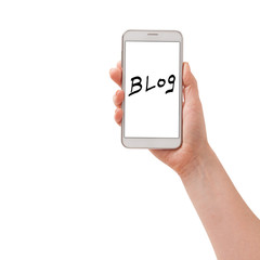 Blog Social Media Information Connect Concept